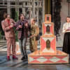 Daniel Rigby, Tim McMullen, Imogen Doel and Tamsin Greig in the National Theatre's Twelfth Night