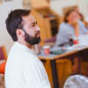 Asif Khan (Tartuffe) in rehearsals