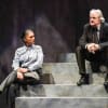 Cathy Tyson as Siobhan Clarke and Charles Lawson as John Rebus in Rebus: Long Shadows in the Royal, Northampton