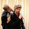 James Marlowe as Grushnitsky and Oliver Bennett as Pechorin
