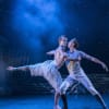 Matthew Ball as The Swan and Liam Mower as The Prince in Matthew Bourne's Swan Lake