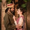 Matthew Wade (Othello) and Carlotta De Gregori (Desdemona),