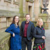Octagon Artistic Director Lotte Wakeham, Chief Executive Roddy Gauld and Chair ofd Trustees Claire Moreland
