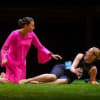 Sophie Kahn Levy (Celia) and Lucy Phelps (Rosalind) in As You Like It