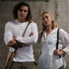 Samy Elkhatib as Orestes and Juliet Dante as the Tutor