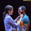Phoebe Pryce (Nina) and Jonathan Livingstone (Ade)