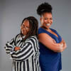 Whoopi Goldberg and Brenda Edwards