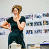 Director Fiona Buffini during rehearsals for Handbagged
