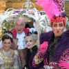 David Dale, Charlotte Haines, Bernie Clifton, Anita Dobson and Tommy Wallace who will appear in Royal and Derngate’s panto Cinderella