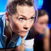 Jessica Duffield as Sue (being Beryl) and Annie Kirkman as Jo (being Denise)