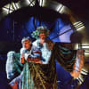 Gareth Williams (Scrooge) and James McLean (Ghost of Christmas Present)
