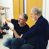 Chris Nash and Richard Alston at work