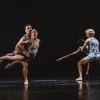 Matthew Topliss, Sara Chun, Mlindi Kulashe and Sean Bates in Locked in choreographed by Daniel de Andrade for Northern Ballet
