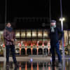 Overwhelmed: Birmingham Royal Ballet director Carlos Acosta and the REP's artistic director Sean Foley