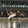Christopher Saunders coaching Marianna Tsembenhoi and Daichi Ikarashi