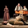 Pandora Colin as Maria Barbara Bach, Simon Russell Beale as Johann Sebastian Bach, Douggie McMeekin as Wilhelm Friedermann Bach and (foreground) Samuel Blenkin as Carl Philipp Emanuel Bach