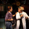 Olly Dobson as Marty McFly & Roger Bart as Doc Brown