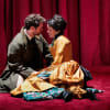 Andy Rush as Philip Bosinney and Fiona Hampton as Irene Forsyte