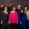 The new Hippodrome Origins cohort (from left): Jaz Morrison, Nathan Sebastian Lafayette, Elizabeth O’Connor, Zakariye Abdillahi, Tina Hofman, Louis Wharton, Amerah Saleh and Grace Barrington