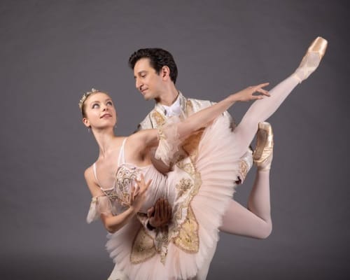 Maidie Widmer and Valentino Zucchetti in The Nutcracker