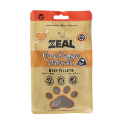 Zeal ซีล เนื้อวัวนิวซีแลนด์แบบแผ่น สำหรับสุนัข 125 g