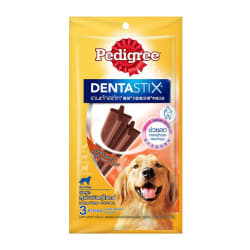 Pedigree Dentastix ขนมขัดฟัน สำหรับสุนัขพันธุ์ใหญ่ รสเนื้อรมควัน 112 g