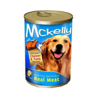 Mckelly แมคเคลลี่ อาหารเปียก แบบกระป๋อง สำหรับสุนัข สูตรไก่และทูน่า 400 g_1