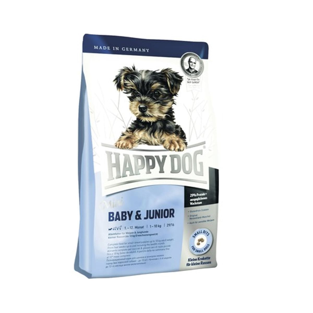 Happy Dog แฮปปี้ด็อก อาหารสุนัข แบบเม็ด มินิ เบบี้ แอนด์ จูเนียร์