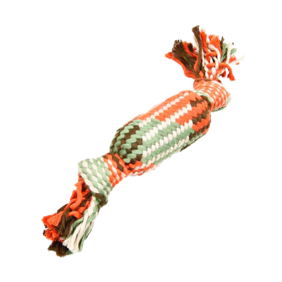 Kanimal แคนนิมอล ของเล่นบีบมีเสียง สำหรับสุนัข รุ่น Twisted Rope หลากสี 5 x 28 cm_1