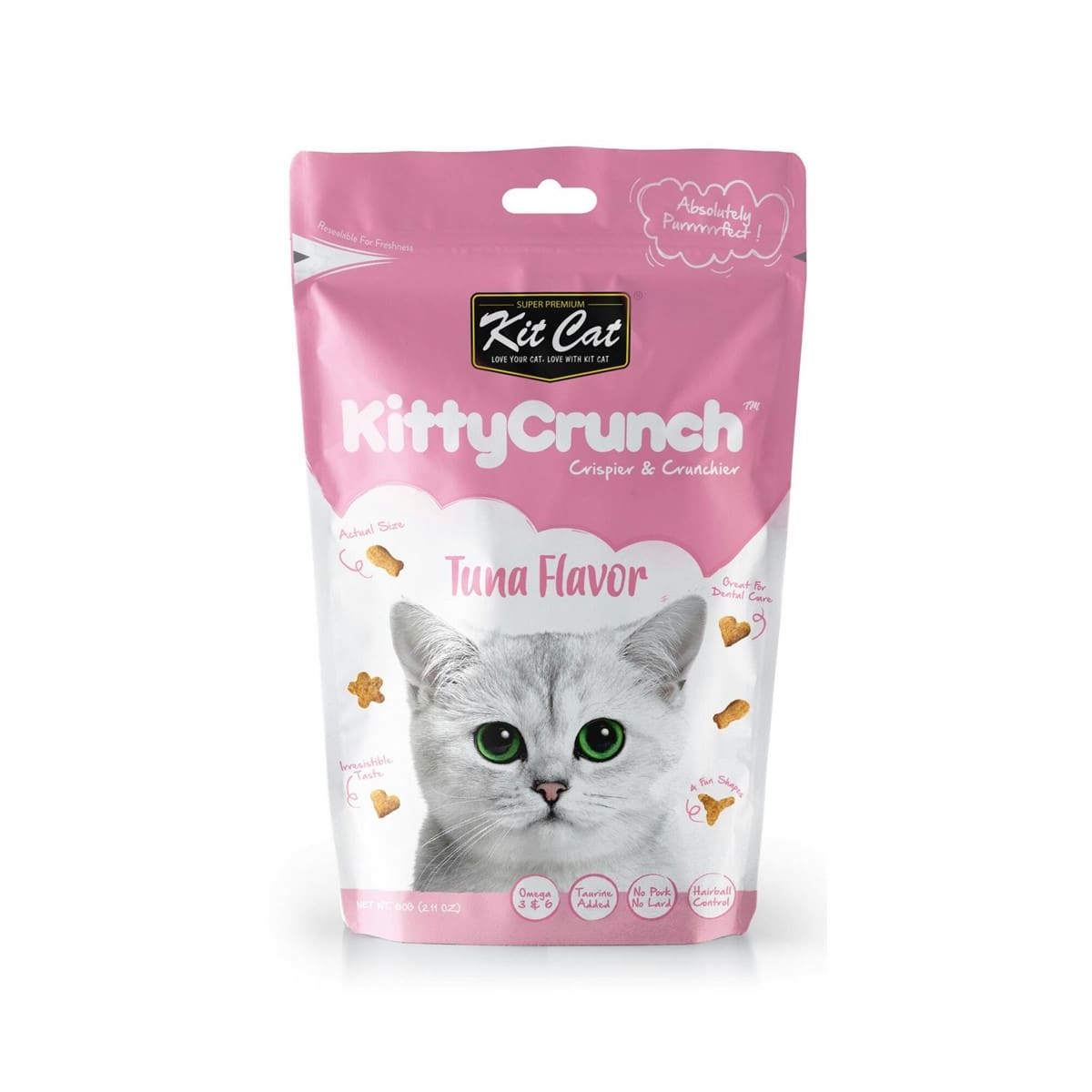 Kit Cat คิทแคท ขนมครันชี่สำหรับแมว รสทูน่า 60 g