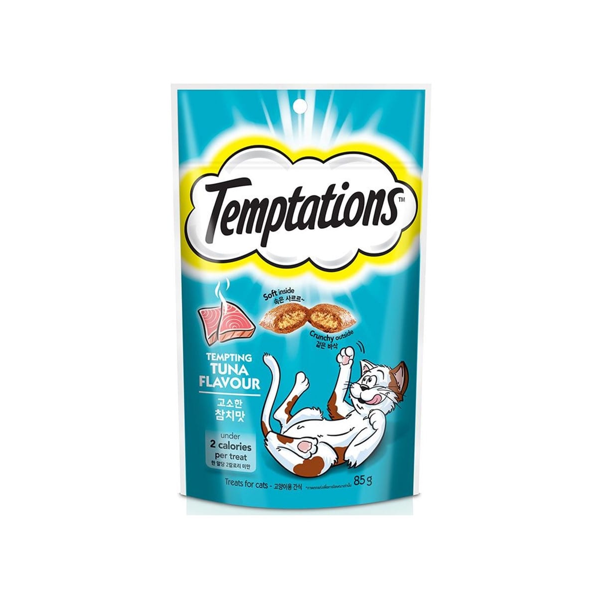 Temptations เทมเทชันส์ ขนมสอดไส้ครีม สำหรับแมว รสเทมทิงทูน่า 85 g_1