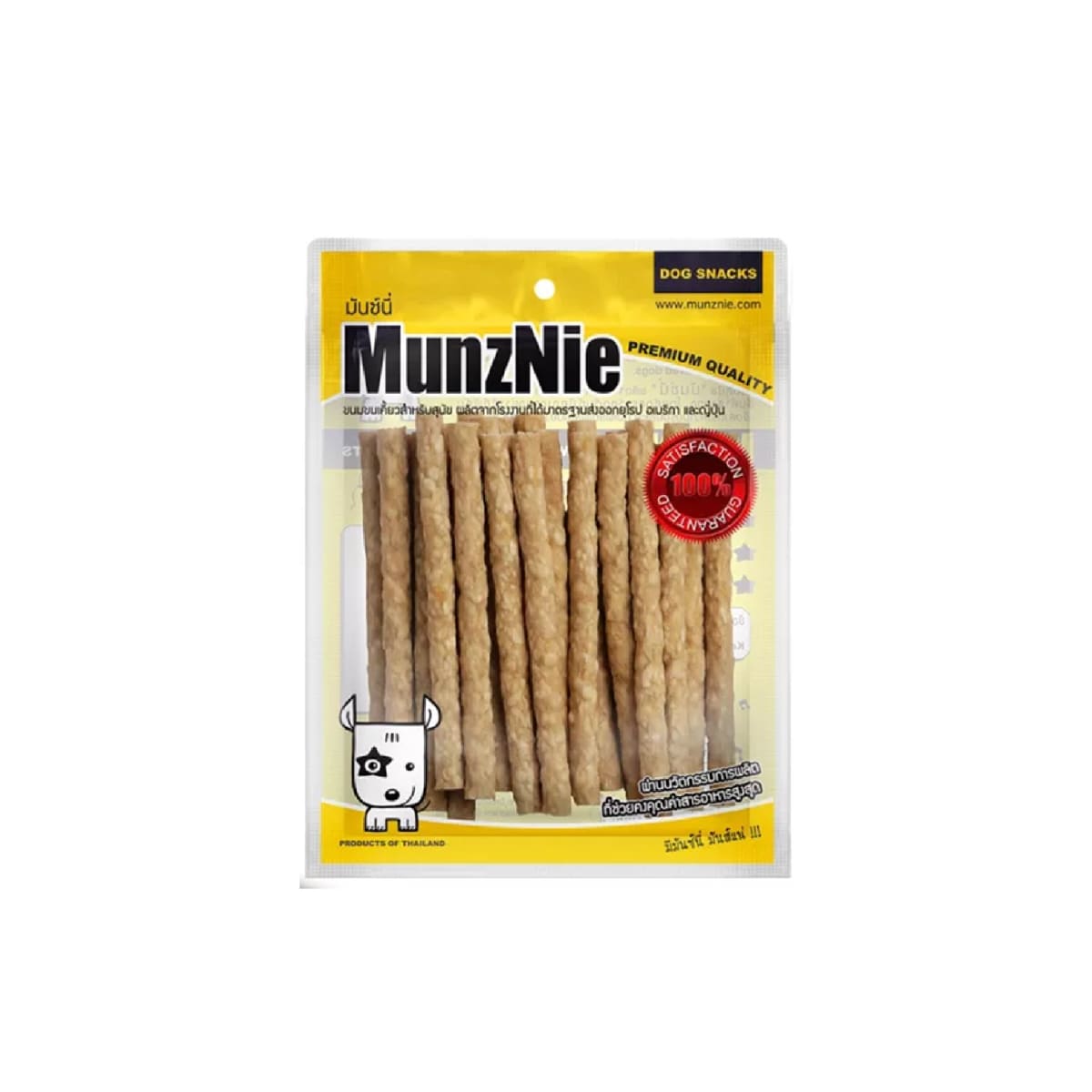Munznie มันซ์นี่ ขนมโรลรสนม สำหรับสุนัข 250 g
