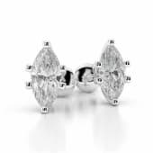 0.10 ct. t.w. M-I3 Marquise Cut Diamond Stud Earrings
