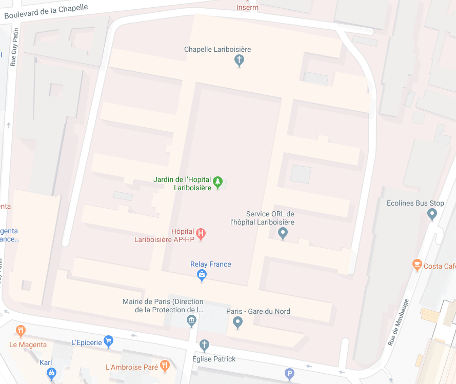 L’hôpital Lariboisière
