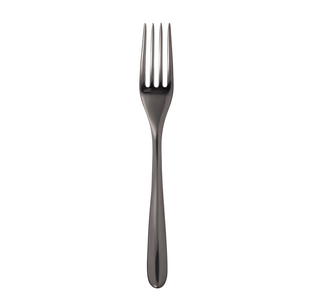 Black Stainless Steel Table Fork L Ame De Christofle Christofle