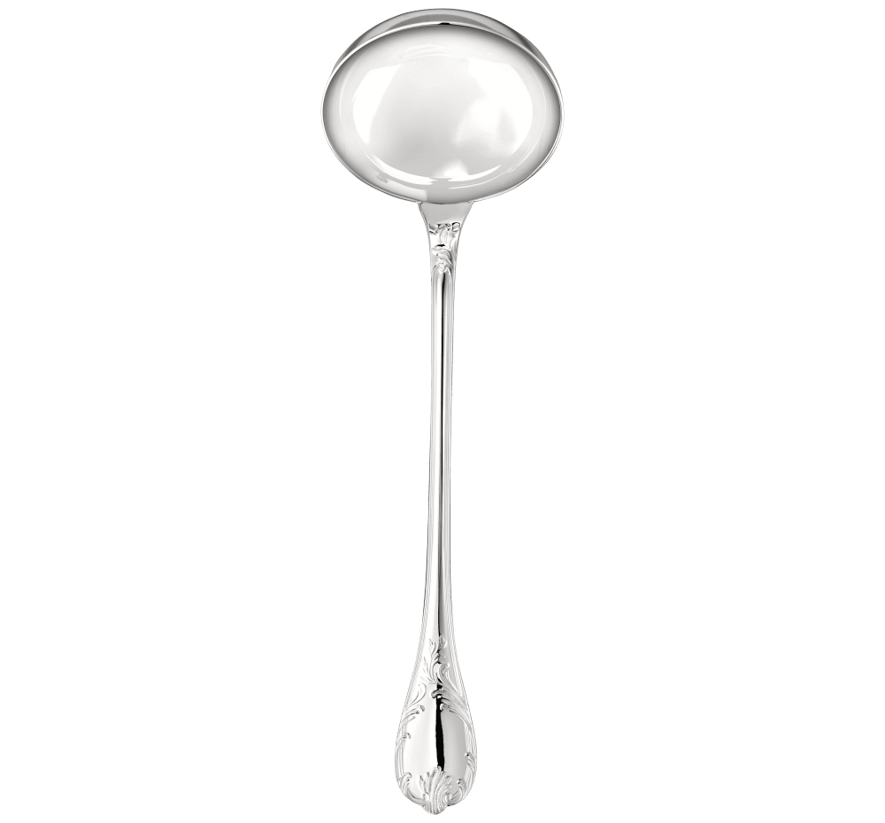 engraved soup ladle