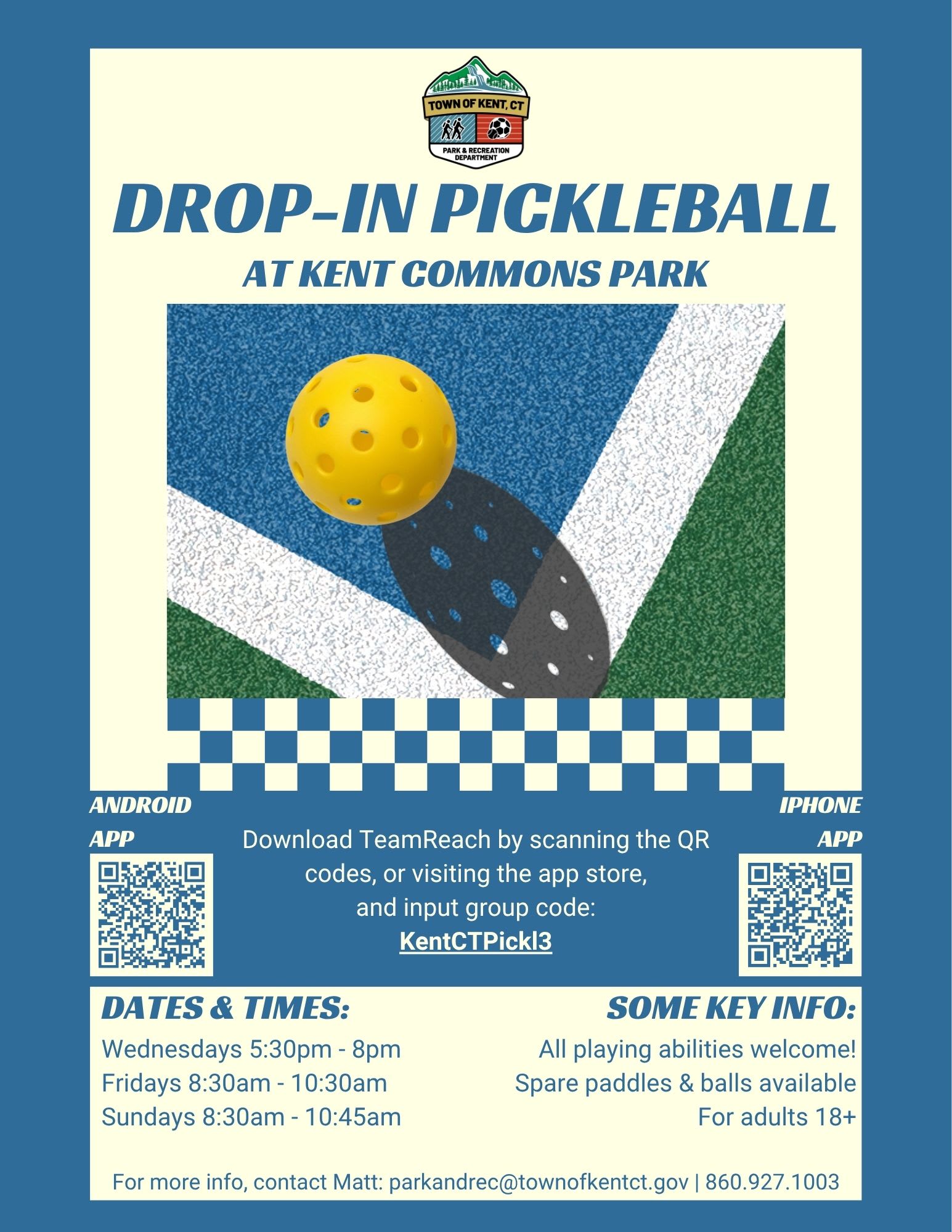 Drop-In Pickleball
