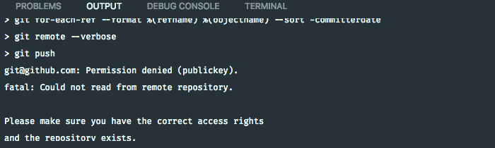 Fixed: (vscode) Git pull permission denied (Public key) on Mac OS