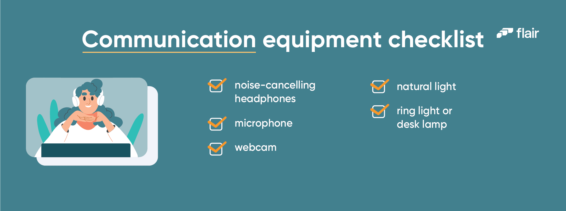 communication equipment checklist
