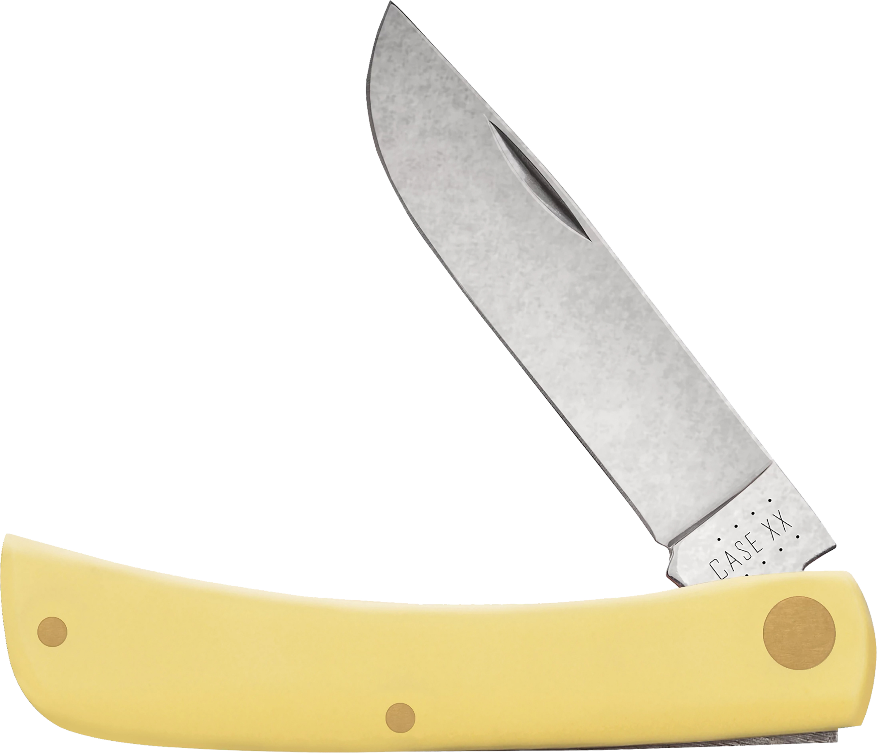 Case Cutlery Sod Buster Jr 1BL 3.625" Yellow CV Knife