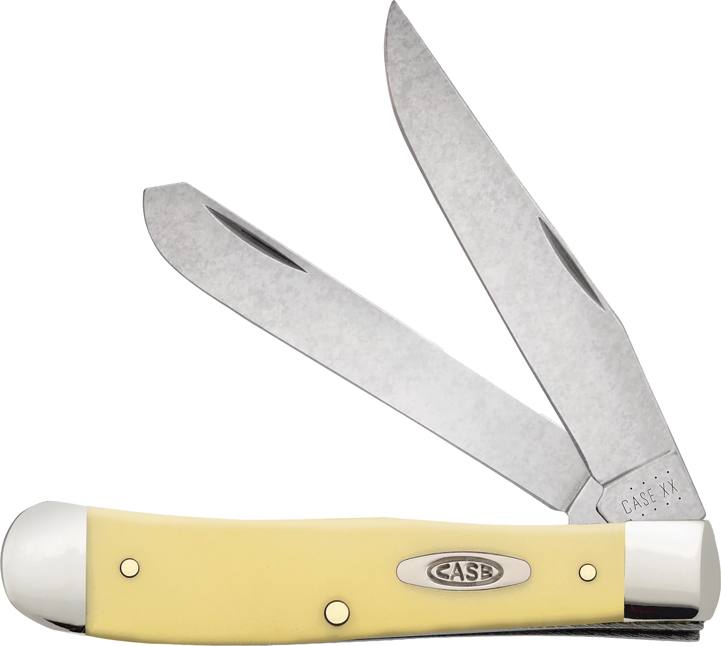 Case Yellow Synthetic CV Trapper Knife 4-1/8" 00161