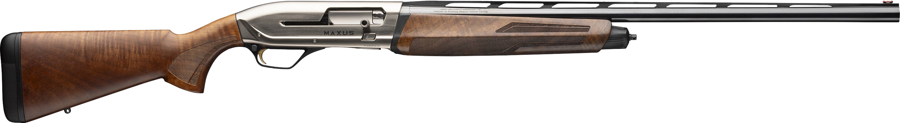 Maxus II Upland Shotgun Turkish Walnut Nickel Plated Receiver Blued Barrel