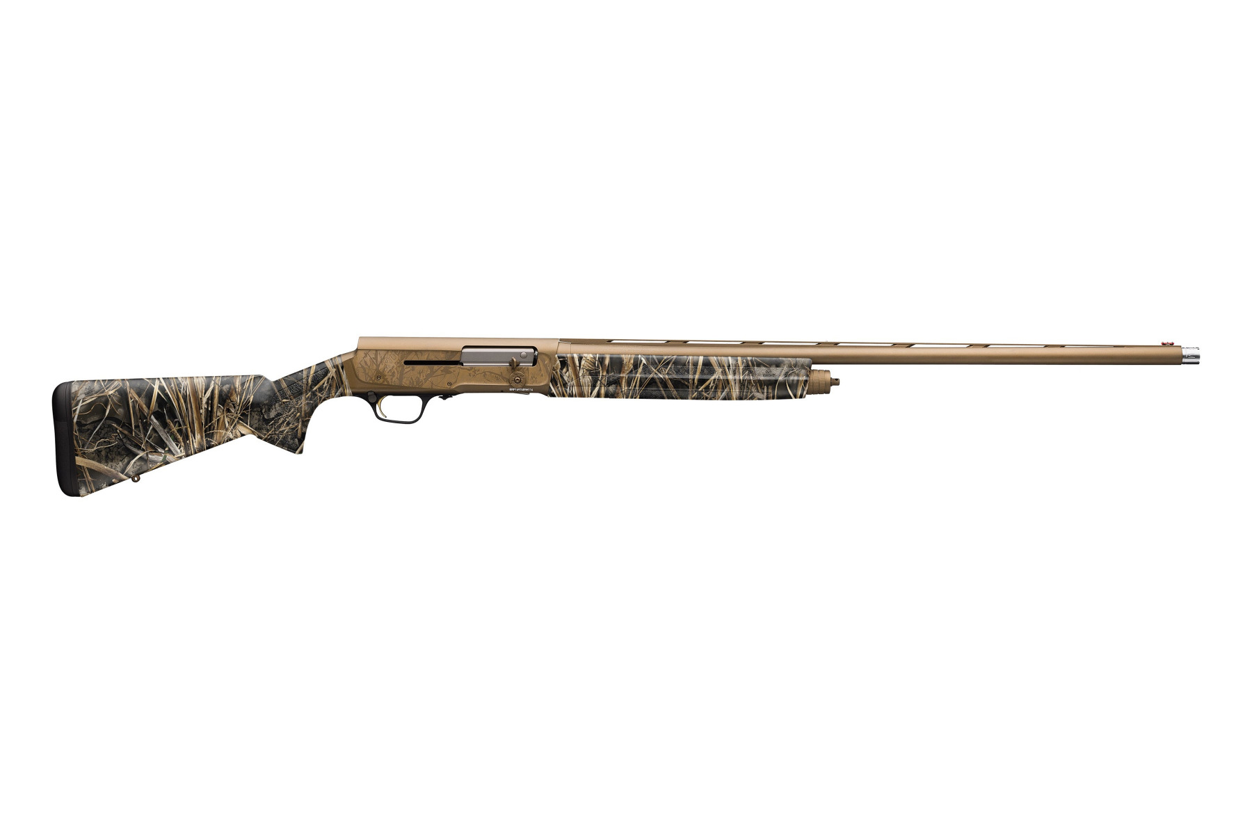 Browning A5 Wicked Wing Sweet Sixteen 16 Gauge Shotgun 26" Barrel Realtree Max-7 Cerakote Burnt Bronze Finish Fiber Optic Sight Oversized Controls 3 Chokes - Browning - 16 Gauge