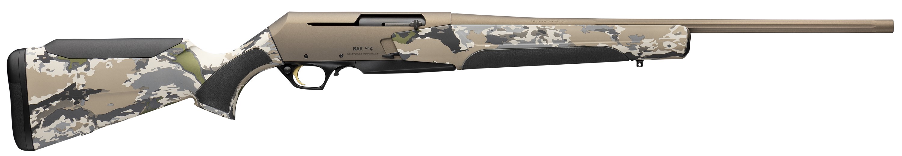 Browning BAR MK 4 308 WIN 4+1 22 Sporter Contour/ Flute Cerakote Smoked Bronze 