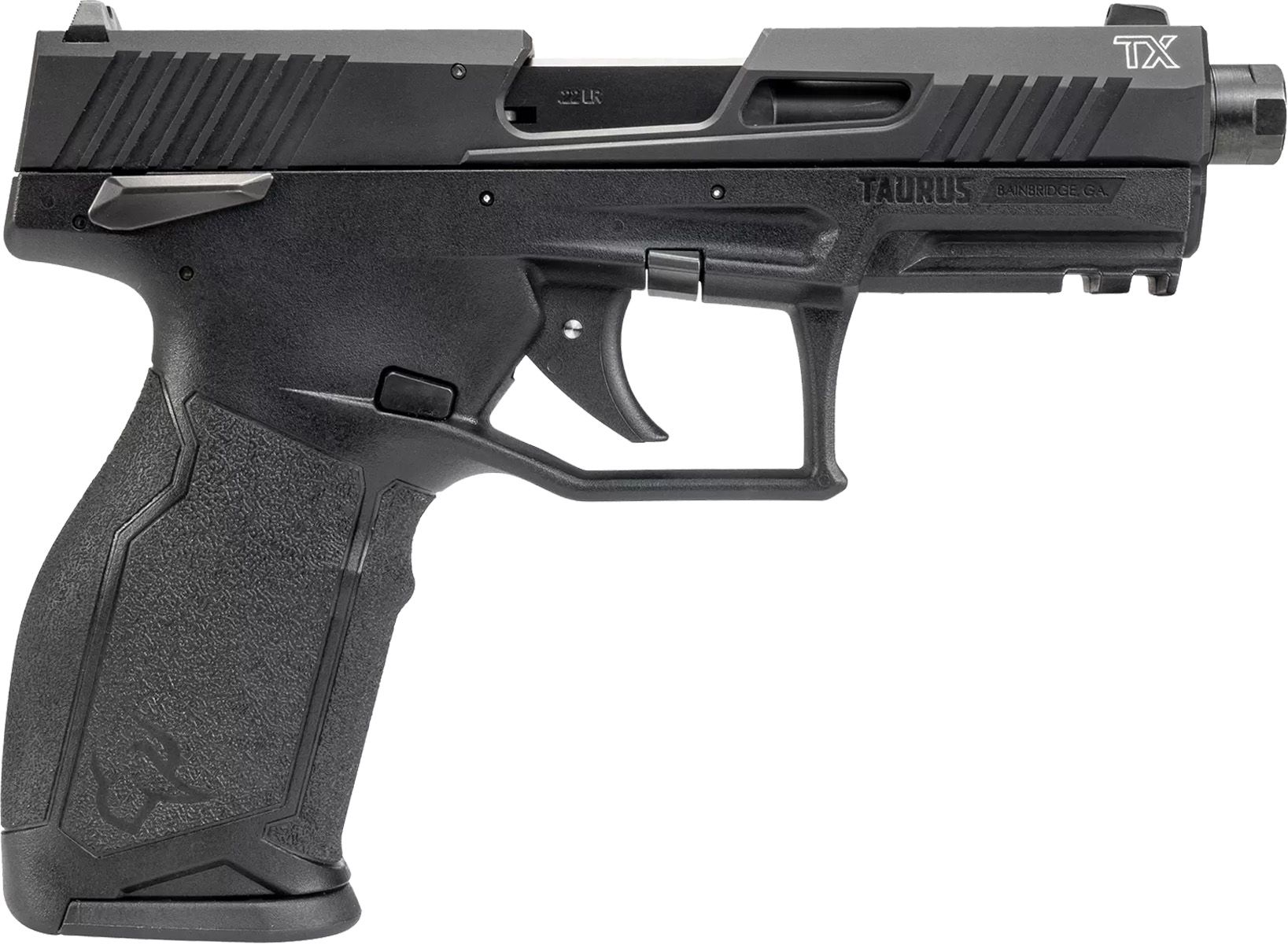 TaurusTX 22 Enhanced Rimfire Pistol: 22LR, 4.6" Threaded Barrel, 22-Round Capacity