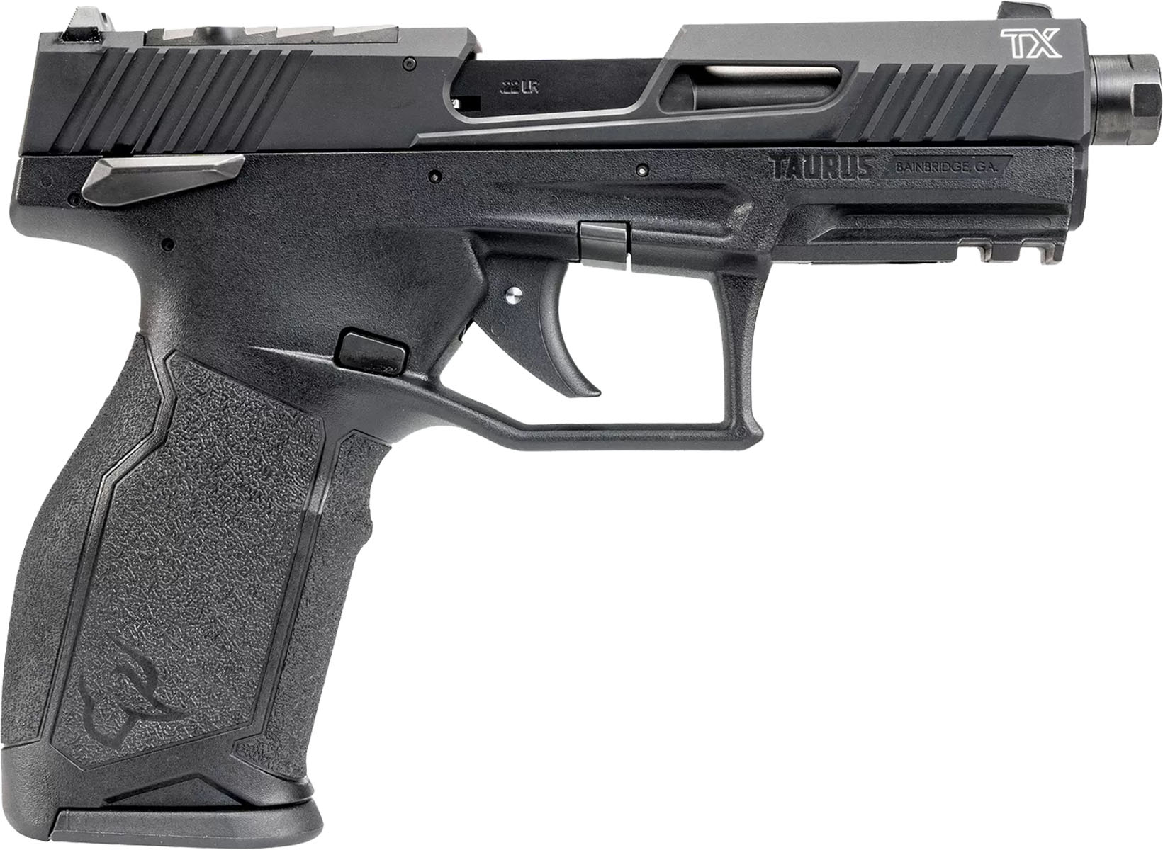 TaurusTX 22 Enhanced Rimfire Pistol: 22LR, 4.6" Threaded Barrel, 22-Round Capacity