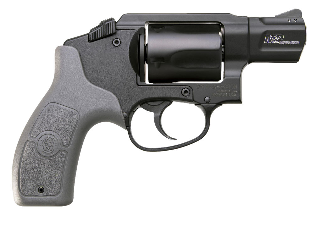 Smith & Wesson 103039 M&P Bodyguard 38 S&W Spl +P 1.88" Matte Black Barrel, 5rd Black PVD Finish Cylinder, Aluminum J-Frame, Gray Polymer Grip