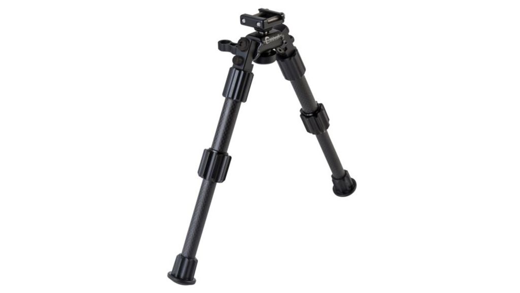 Caldwell Accumax 1081952 Premium Bipod, Adjustable 6-9", Carbon Fiber, Pic Rail Mount, Black