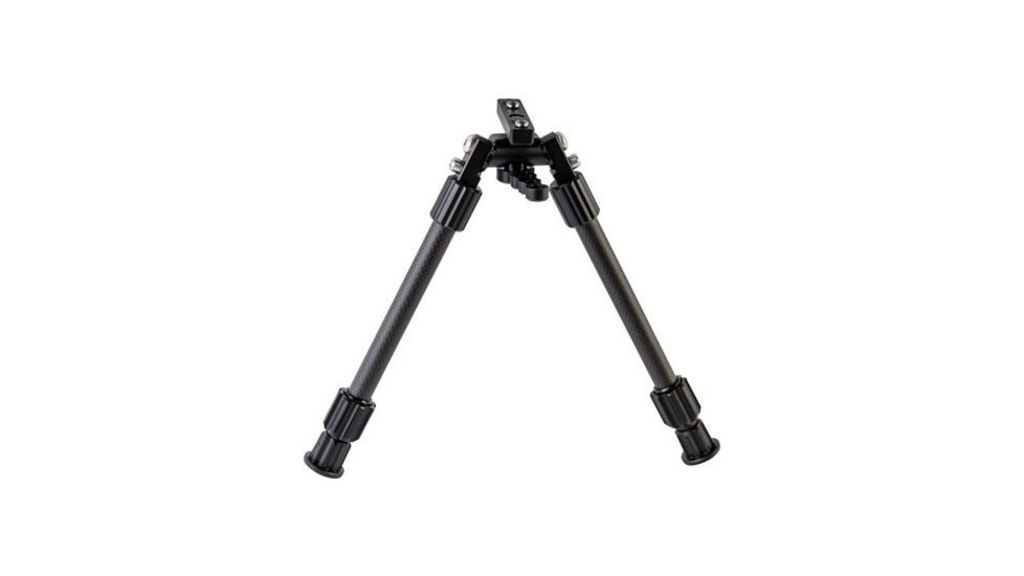 Caldwell Accumax Premium Bipod, Adjustable 9-13", M-LOK/Key Mod, Carbon Fiber, Black, 1082223