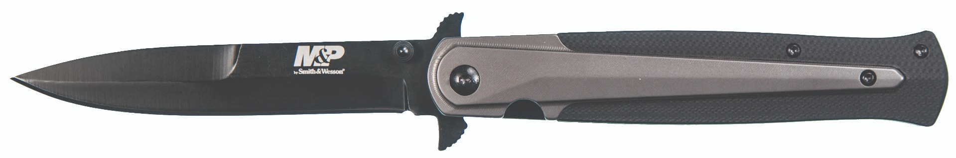 Smith & Wesson M&P 1085898 Dagger Clip Point Folding Knife 3 7/8 Blade Black